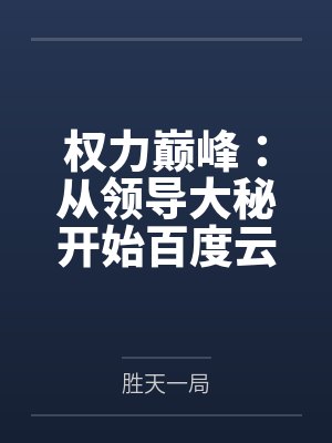 权力巅峰：从领导大秘开始百度云笔趣阁