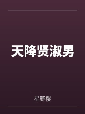 天降贤淑男